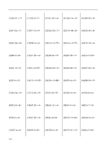 小学二年级下口算题1000道(50道每天)