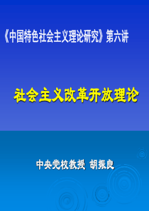 社会主义改革开放理论