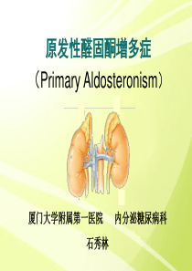 原发性醛固酮增多症0418上课讲义