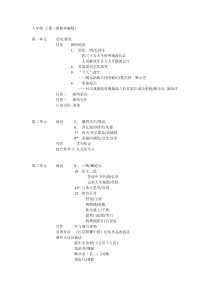 2018年最新部编版语文八年级上册课文目录