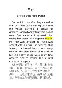 Lesson-3-Rope《绳》by-Katherine-Anne-Porter