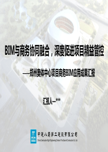 奥体中心项目商务BIM应用成果汇报-2013版