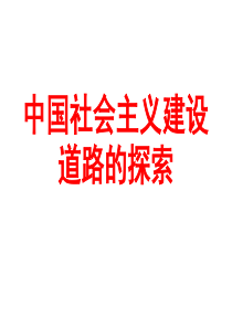 社会主义建设在探索中曲折发展