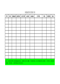 11家庭成员信息统计表11