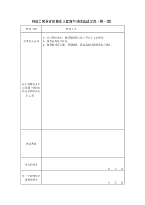 科室日常医疗质量安全管理与持续改进记录(2)