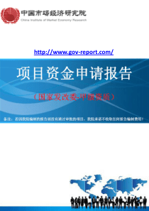 船舶配套及海洋工程装备产业化项目资金申请报告--(中国市场经济研究院-工程咨询)