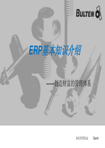 ERP_基本知识培训