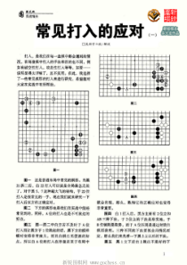 围棋天地-常见打入的应对(吴新宇)