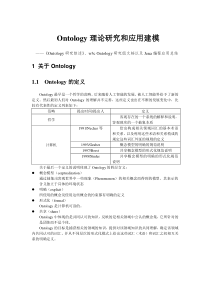 36Ontology理论研究和应用建模