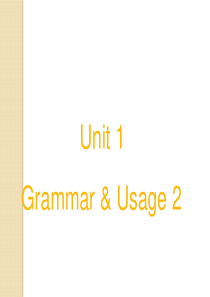 英语：unit1《school-life》grammar-and-usage(3)(译林牛津版必修1