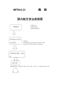 11国内航空货运流程图