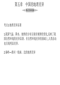 2016  人教版 中考 地理复习 教材考点梳理8下 5-6章 课件.ppt