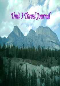 高一英语高一英语上册Unit 3 Travel Journal warming and readin