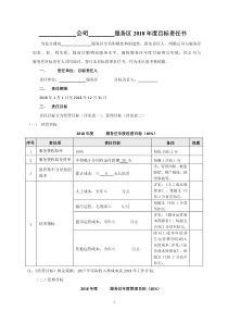 项目经理目标责任书