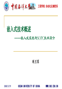 嵌入式技术概述_嵌入式系统与SOPC技术概述