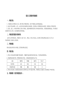 保安人员绩效考核细则)