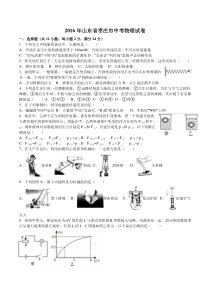 2016年山东省枣庄市中考物理试题(word版-含解析)