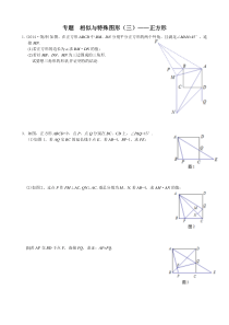 22-专题-相似与特殊图形(三)——正方形