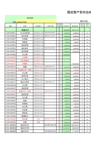 固定资产折旧自动计算表模版