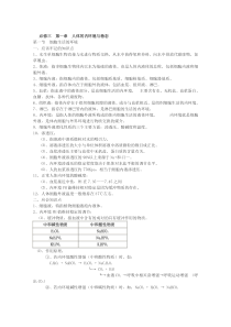 生物必修三--知识点(学业水平考试题纲)全