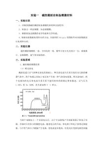 磁控溅射法制备薄膜材料实验报告