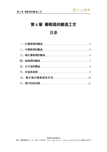 第6章：葡萄酒的酿造工艺