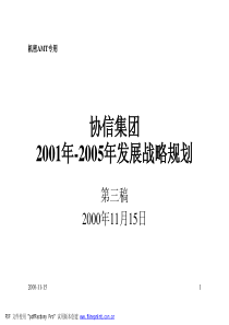 罗兰贝格=======协信集团咨询案部分资料－中长期发展战略