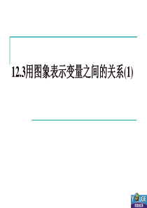 12.3用图象表示变量之间的关系(1)