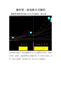 涨停第二浪选股公式源码