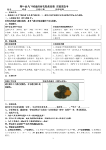 绿叶在光下制造的有机物是淀粉实验报告