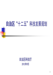 自治区“十二五”科技发展规划---刘志敏