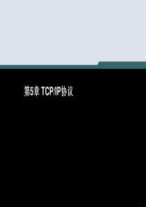 计算机网络技术第5章-TCP-IP协议2