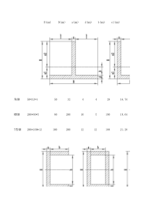 型钢惯性矩截面系数计算