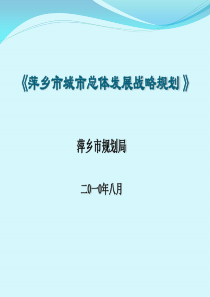 萍乡市发展战略规划