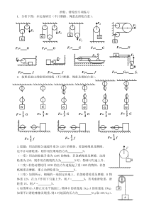 滑轮、滑轮组析图绕线练习