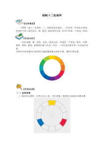 绘制十二色相环