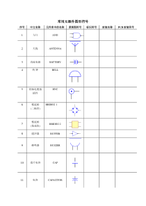 常用元器件图形符号