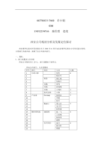 西安公司现状及发展定位探讨