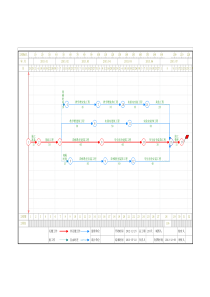 某学校施工进度网络图(包括双代号、单代号网络图和横道图)