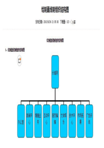 各类型的组织架构图