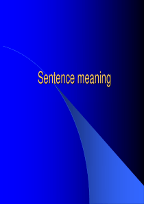 英语阅读技巧与策略 Sentence structure