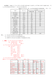 电大高级财务会计形成性测验任务(答案1-4全)