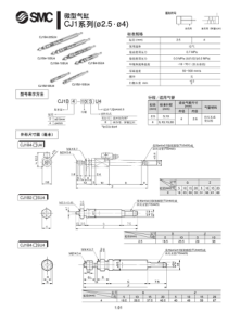 SMC气缸选型手册