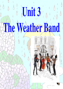 剑桥三级上册-Unit-3-The-Weather-Band