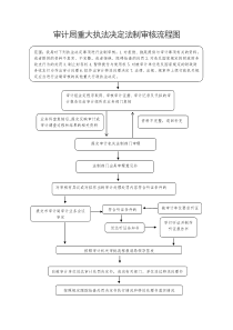 审计局重大执法决定法制审核流程图