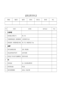 龙门式、桥式起重机定期保养记录