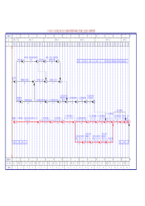 总进度计划横道图及施工进度网络图--范本