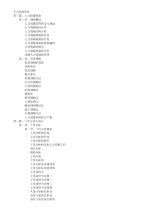 人力资源管理-规划、供求预测、工作分析设计与评价