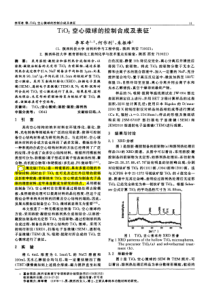 空心球的控制合成与表征