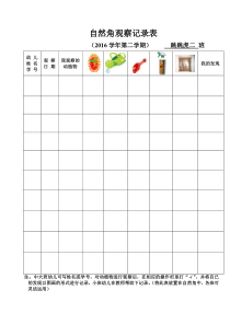 自然角观察记录表(修改版)